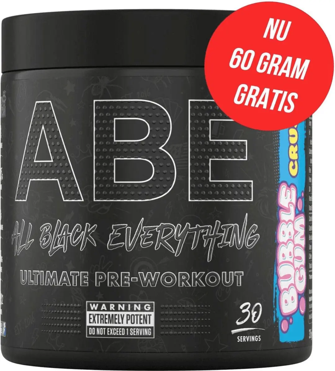 Applied Nutrition ABE Ultimate Pre-Workout Bubblegum Crush - 315g