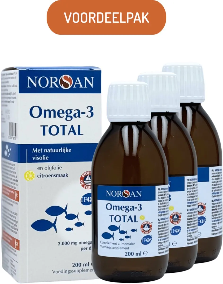 Norsan Omega-3 Total Visolie Citroen