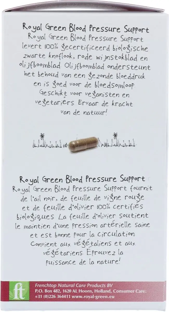 Royal Green Blood Pressure Support Biologisch - 60 Vegacapsules