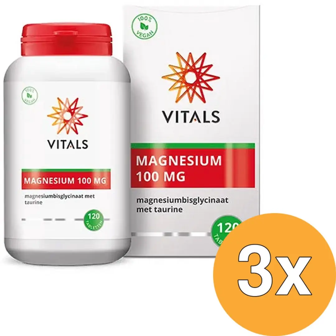 Vitals Magnesiumbisglycinaat 100mg
