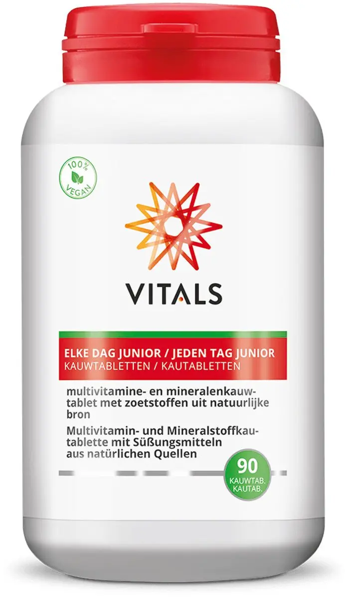 Vitals Elke Dag Junior Kauwtabletten - 90 Stuks