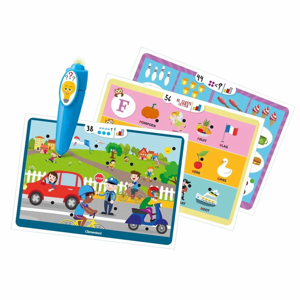 Clementoni Interactieve Pen 1000 Quiz 66893 - Educatief Speelgoed 3-6 Jaar