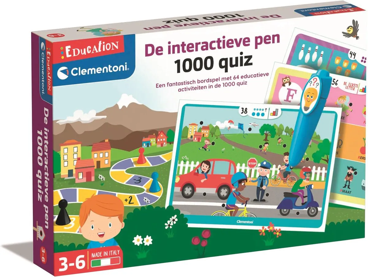 Clementoni Interactieve Pen 1000 Quiz 66893