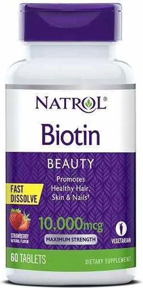 Natrol Biotine 10000mcg Haar Vitamines 60 Caps