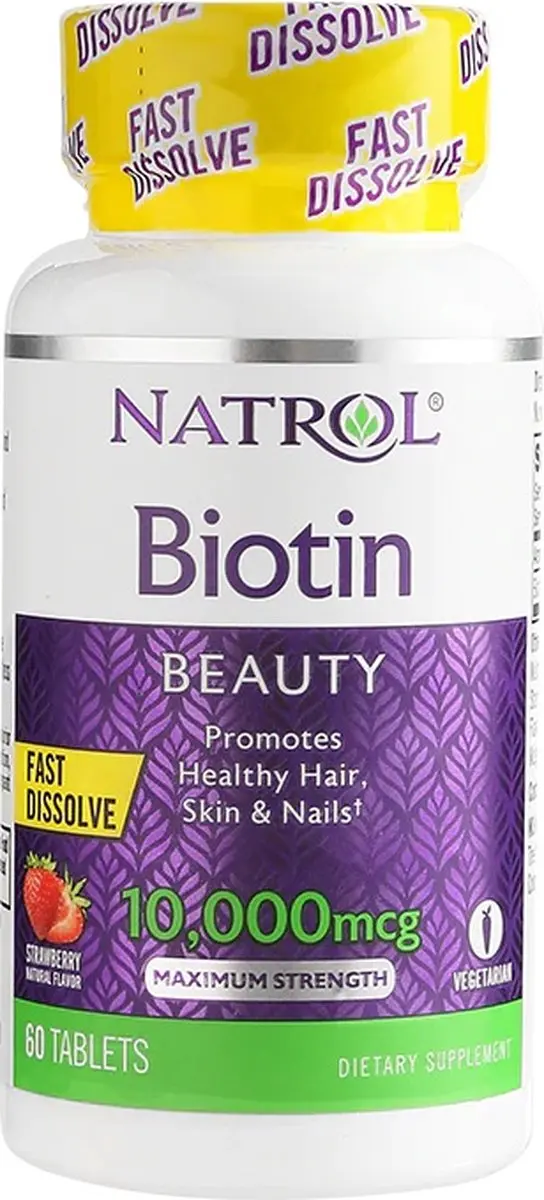 Natrol Biotine 10000mcg Haar Vitamines 60 Caps