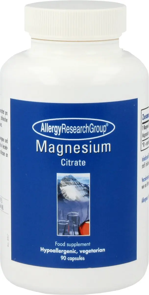 Allergy Research Group Magnesiumcitraat 90 Capsules