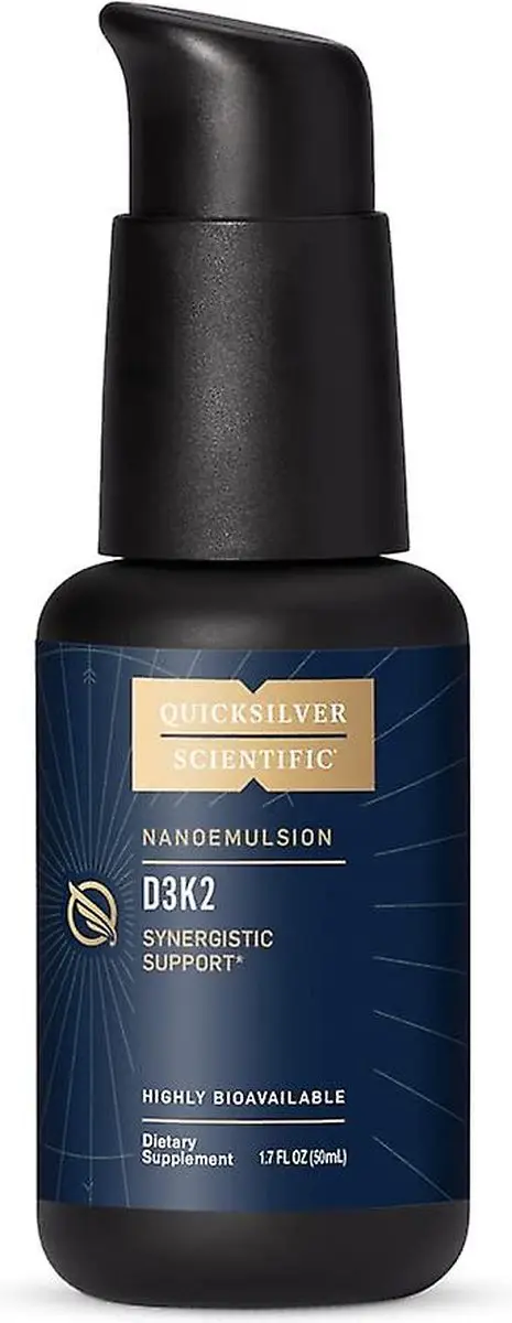 Quicksilver Scientific Nano-emulsie Vitamine D3+K2 50ml