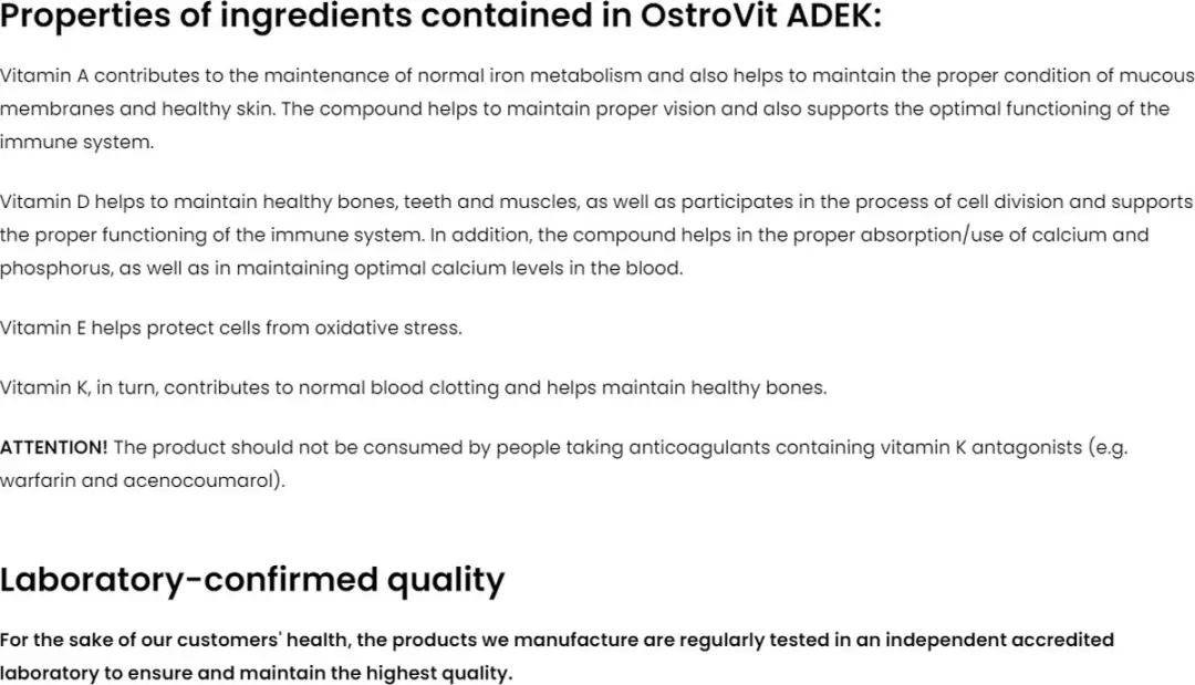 OstroVit Vitamin ADEK 200 Tabletten