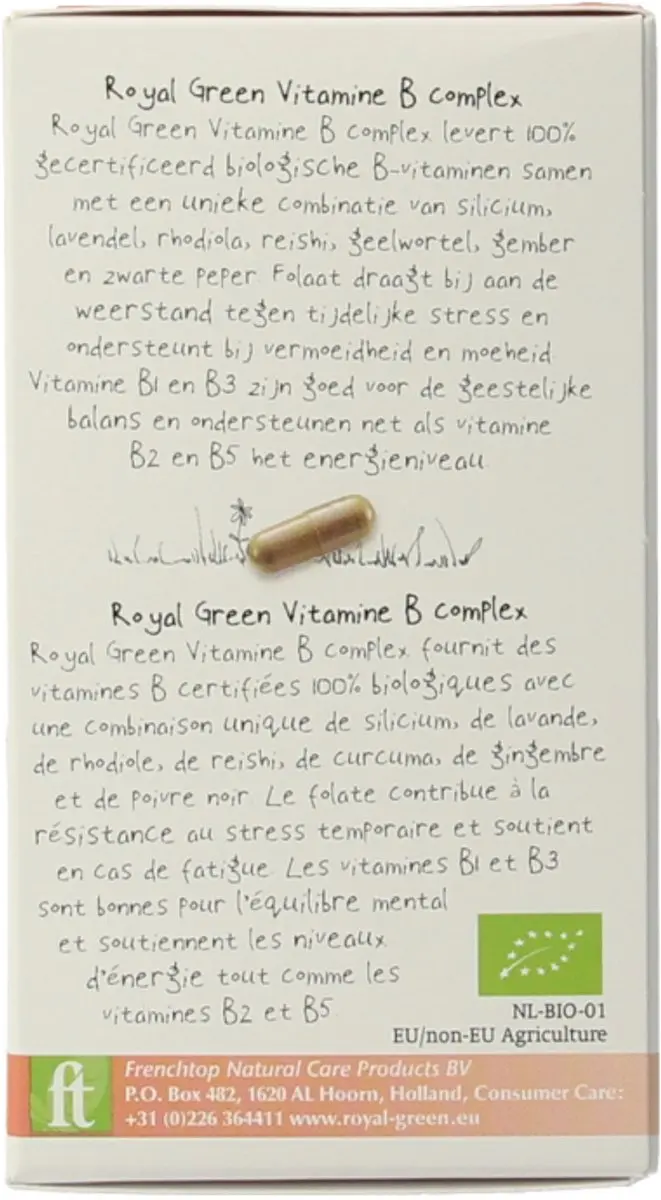 Royal Green Vitamine B Complex Bio 60 Capsules