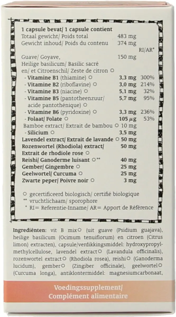 Royal Green Vitamine B Complex Bio 60 Capsules