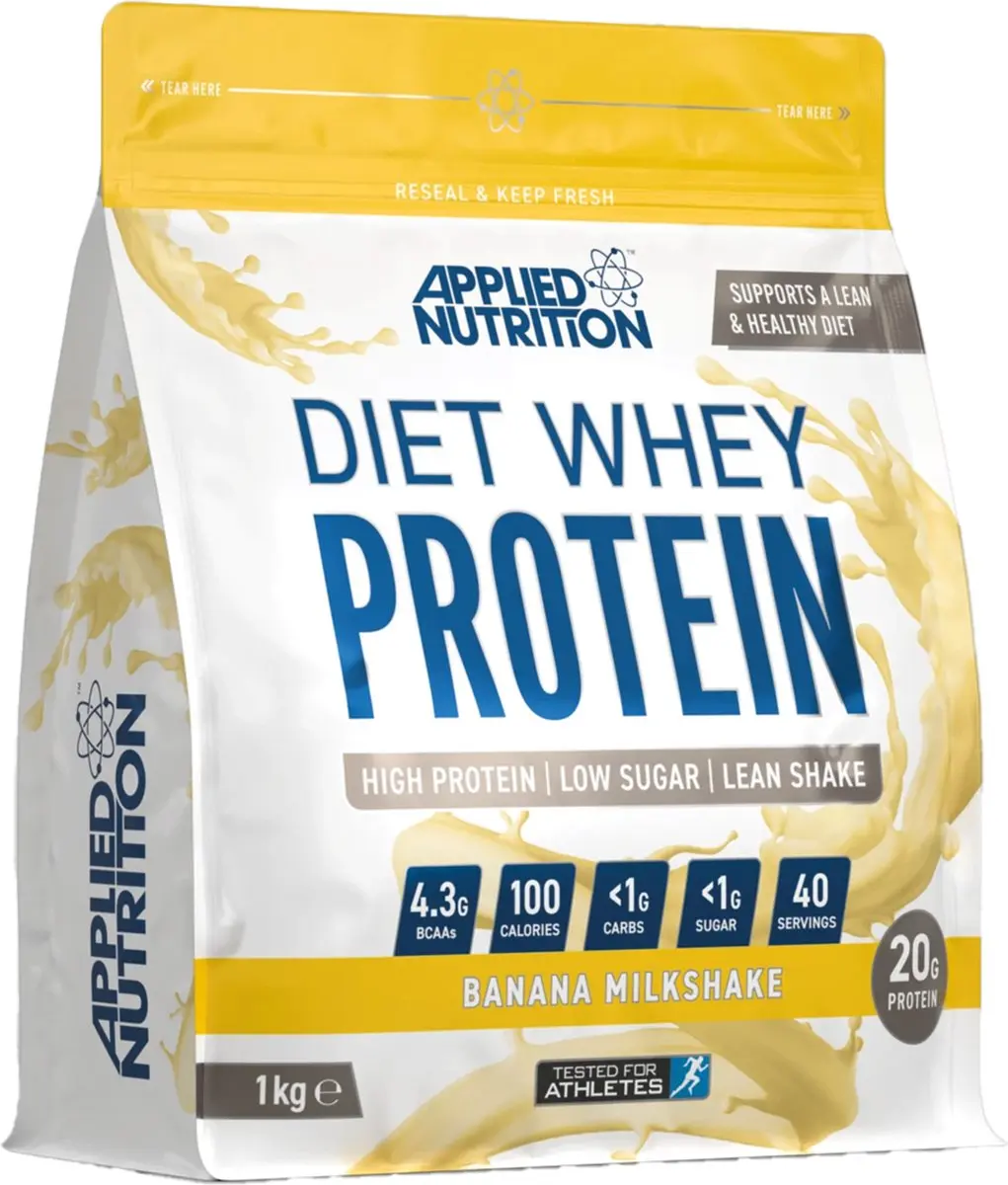 Applied Nutrition Diet Whey Bananensmaak Eiwitpoeder 1000g