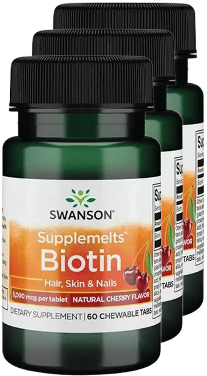 Swanson Biotin 5000mcg Kauwtabletten