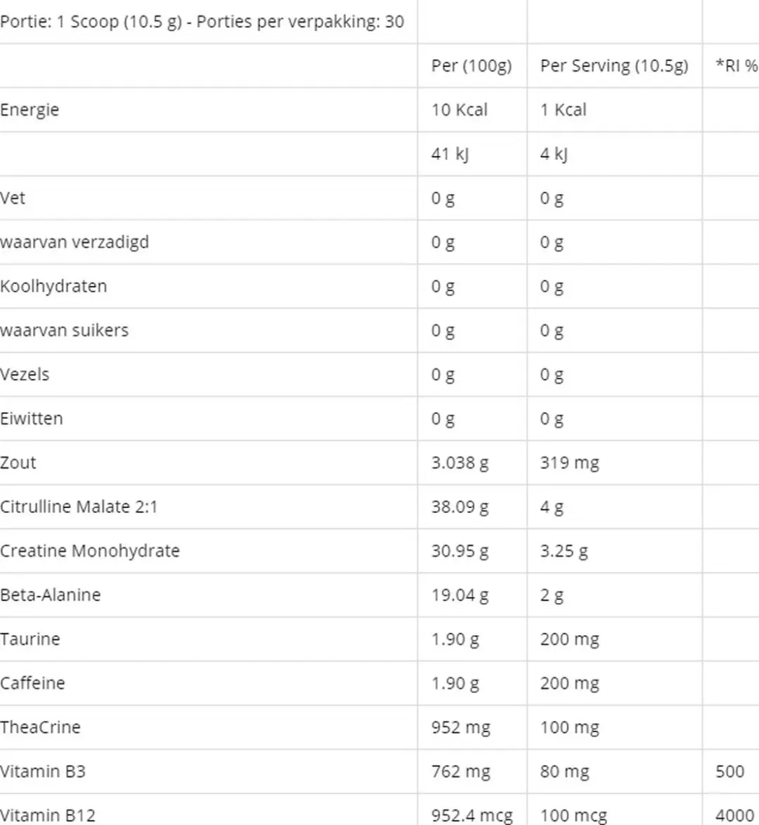 Applied Nutrition ABE Ultimate Pre-Workout 315g - 30 Porties - Tropisch