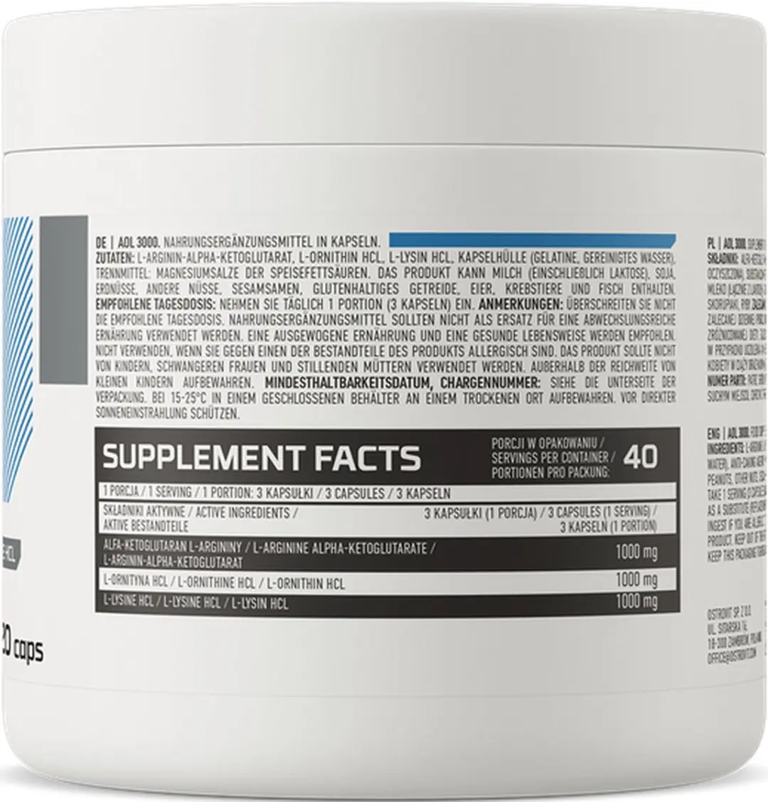 OstroVit Aminozuren Complex 120 Capsules - 1000mg