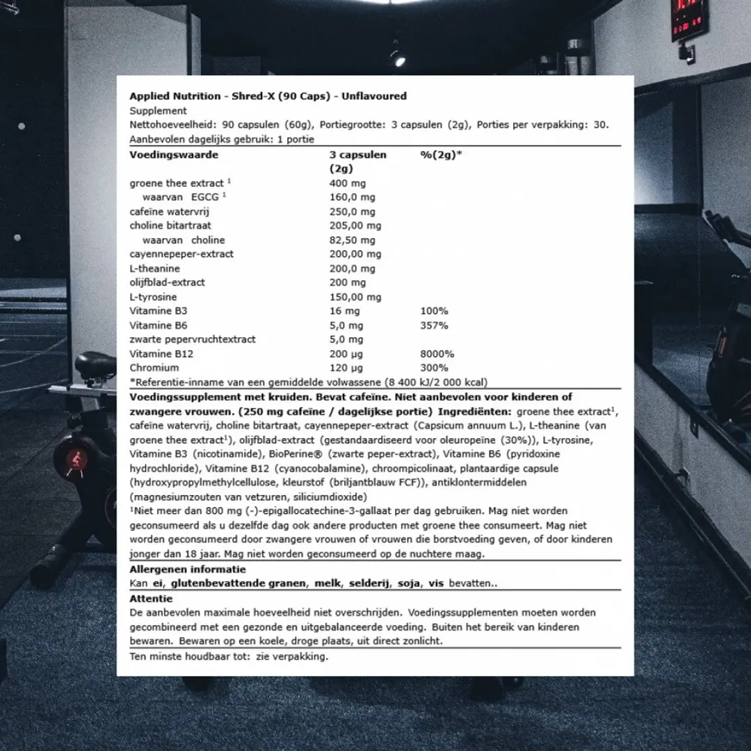 Applied Nutrition Shred-X 90 Caps