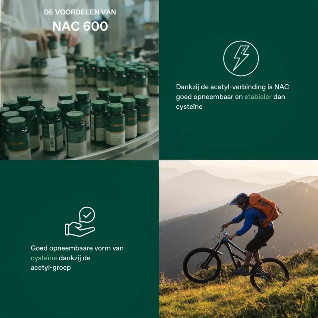 Bonusan NAC 600 Capsules 600mg - 60 Stuks