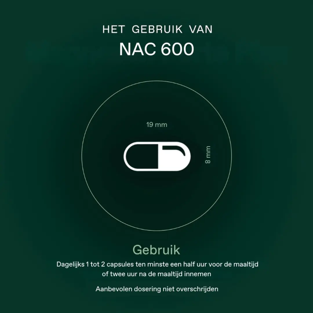 Bonusan NAC 600 Capsules 600mg - 60 Stuks
