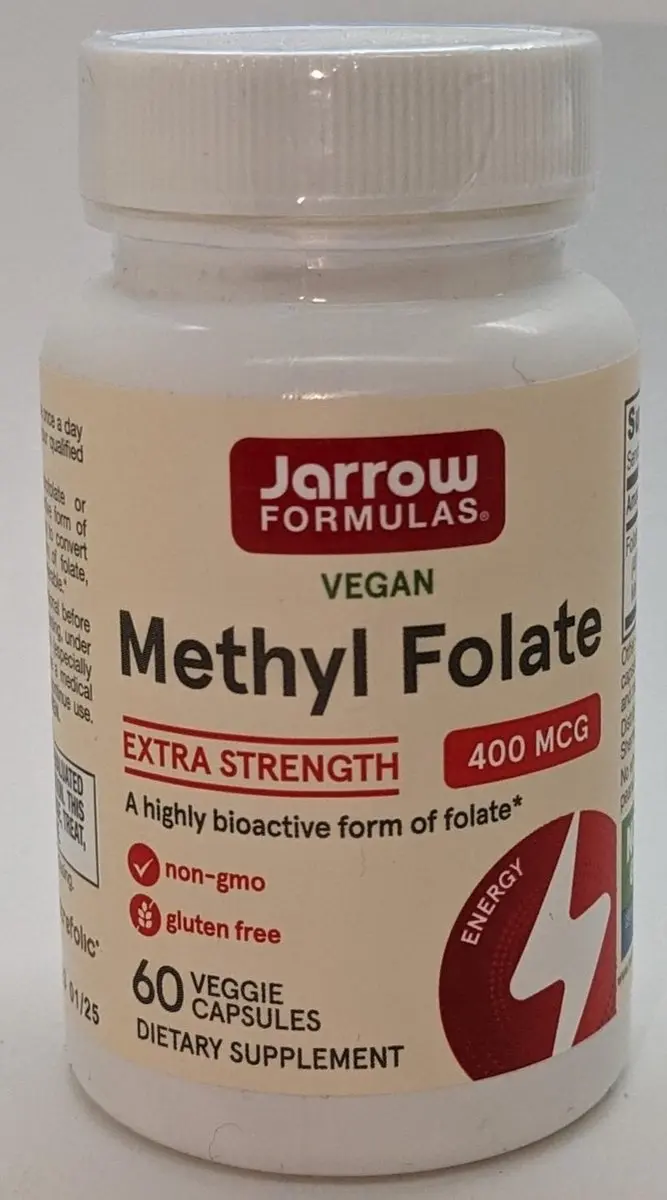 Jarrow Formulas 5-MTHF Methylfolate 400mg - 60 Stuks