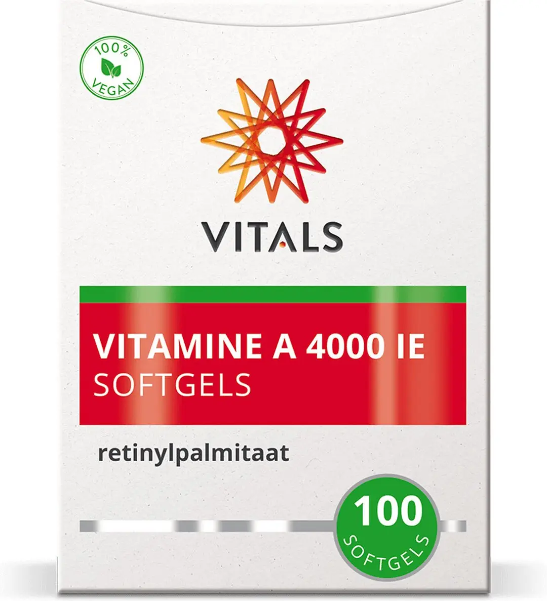 Vitals Vitamine A Retinylpalmitaat 4000IE - 200 Softgels