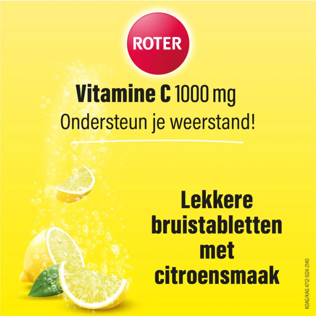 Roter Vitamine C Bruis 1000mg Citroen - 160 Stuks