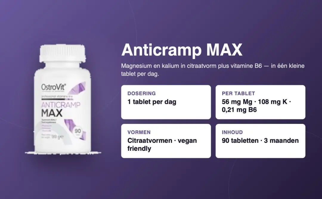 OstroVit Anticramp Max Mineralen 90 tabletten