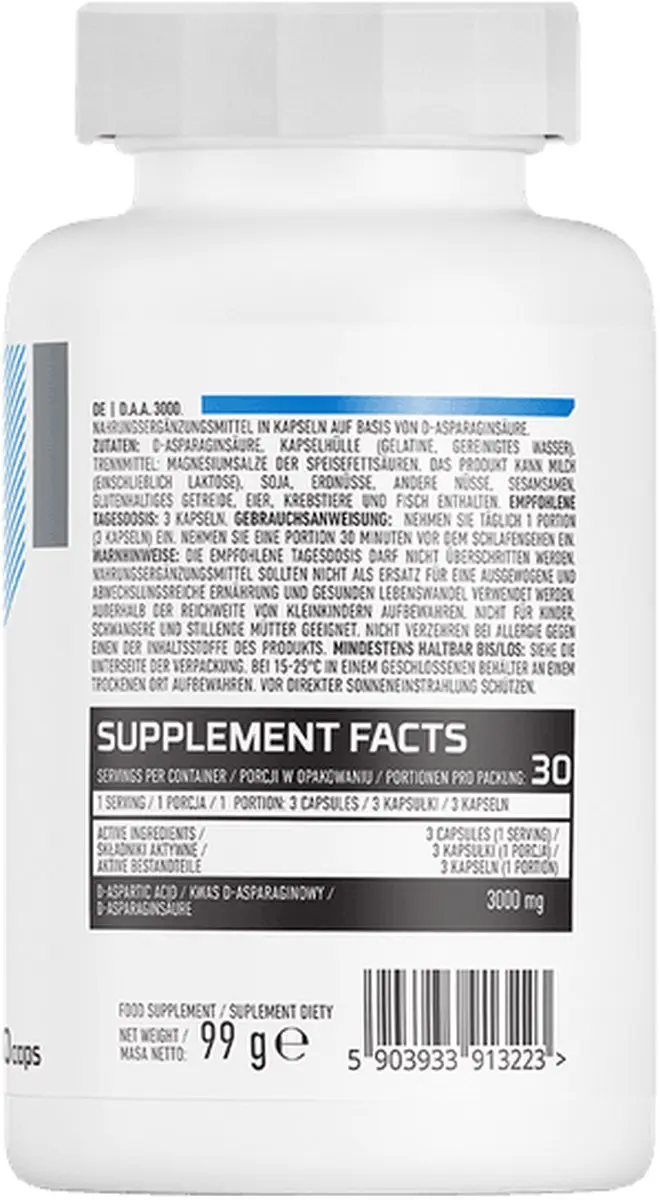OstroVit D.A.A 3000mg Aminozuren - 90 Capsules