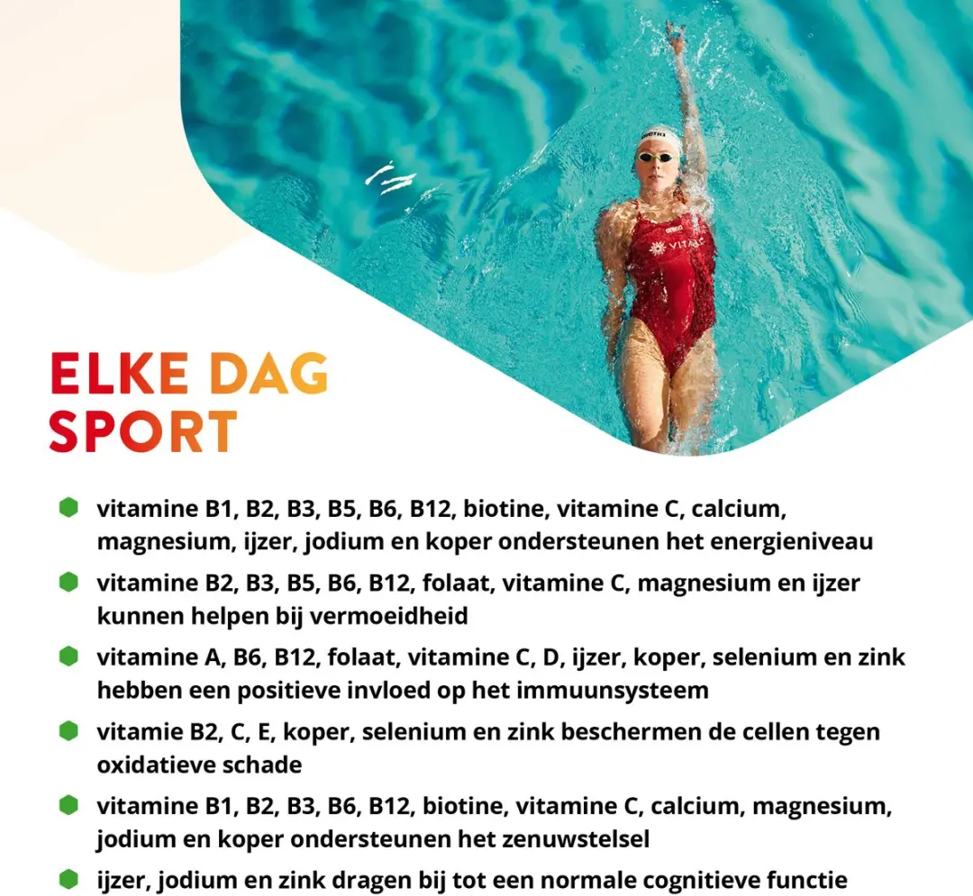 Vitals Elke Dag Sport Multivitamine 90 tabletten