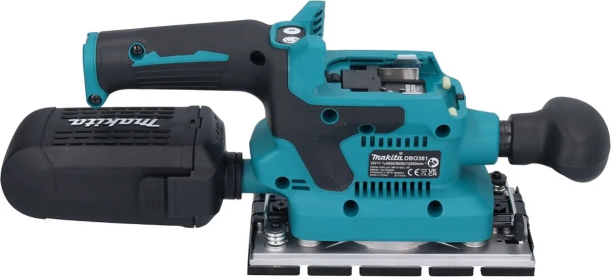 Makita DBO381ZU Vlakschuurmachine - 4000 r/min