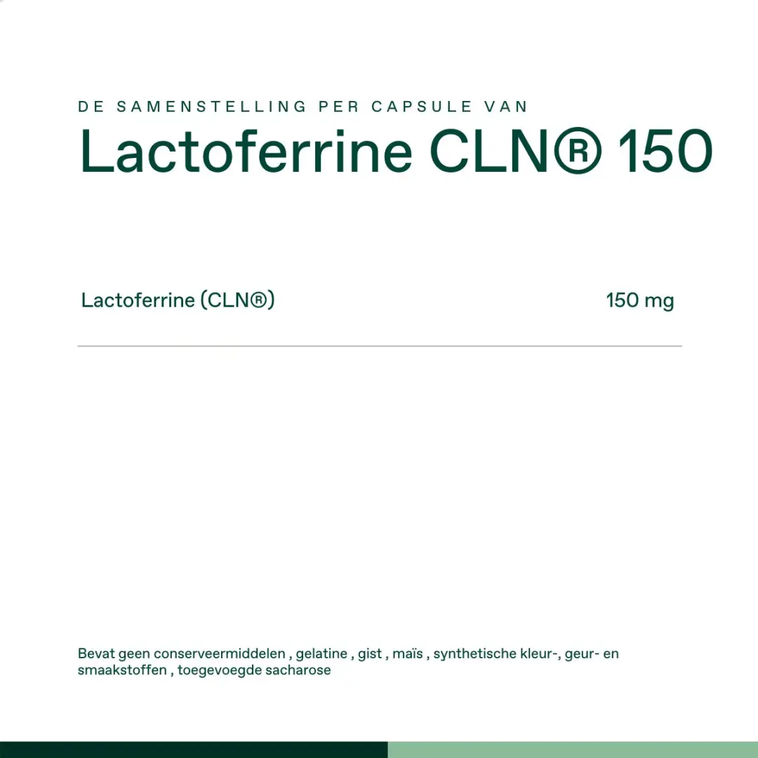 Bonusan Lactoferrine CLN 150 Capsules - 97% Zuiver