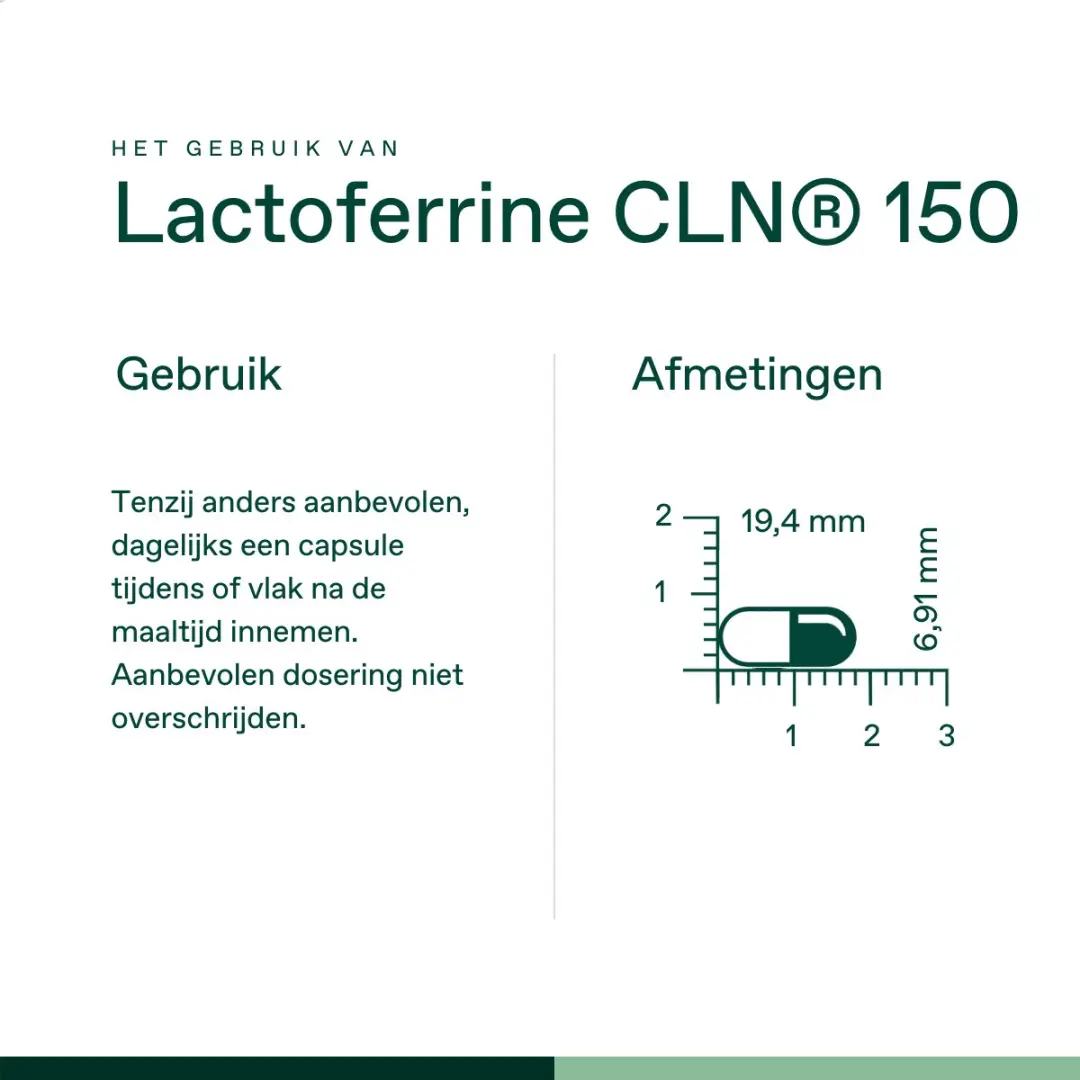 Bonusan Lactoferrine CLN 150 Capsules - 97% Zuiver