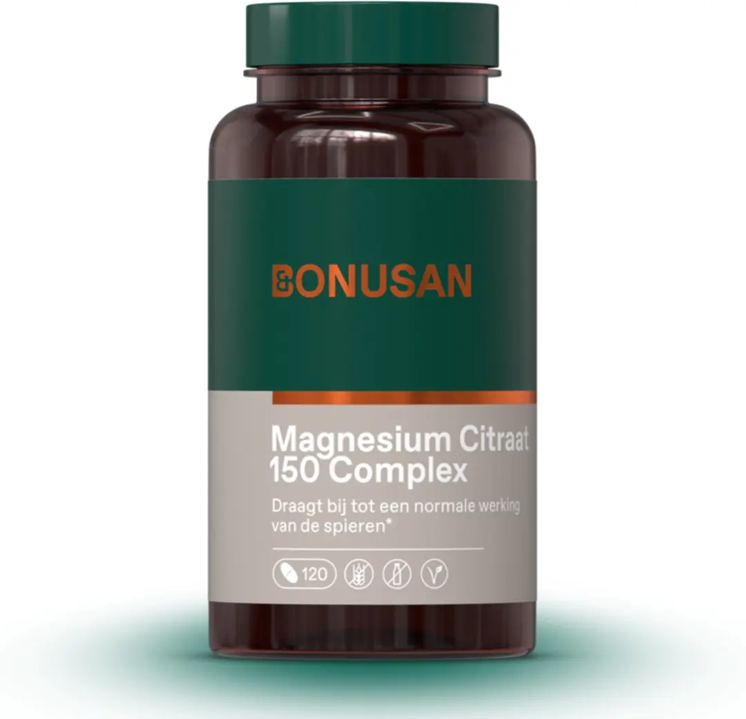 Bonusan Magnesium Citraat 120 Tabletten