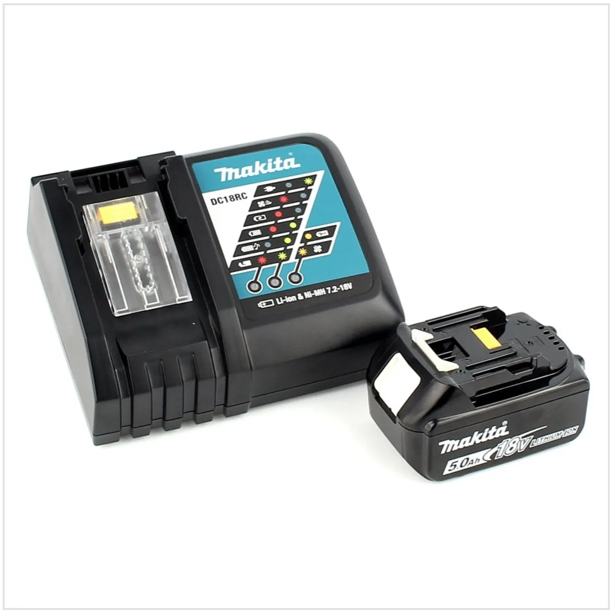 Makita DTM50RT1J Multifunctioneel Gereedschap 18V - met Makpac & 5.0Ah accu - afbeelding 5 van 5