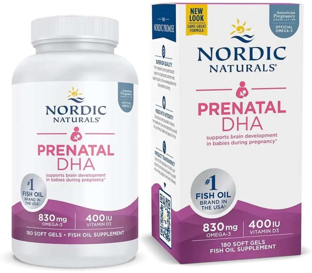 Nordic Naturals Prenatal DHA Omega-3 830mg Vitamine D3 180 Softgels