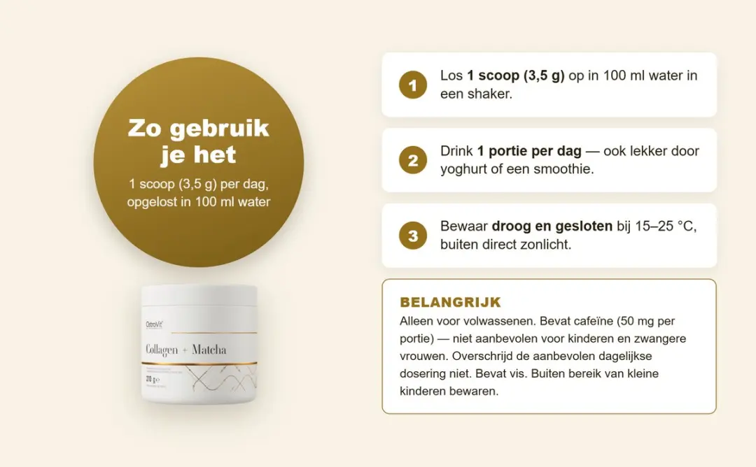 OstroVit Viscollageenpeptiden 2200mg Poeder - 210ml