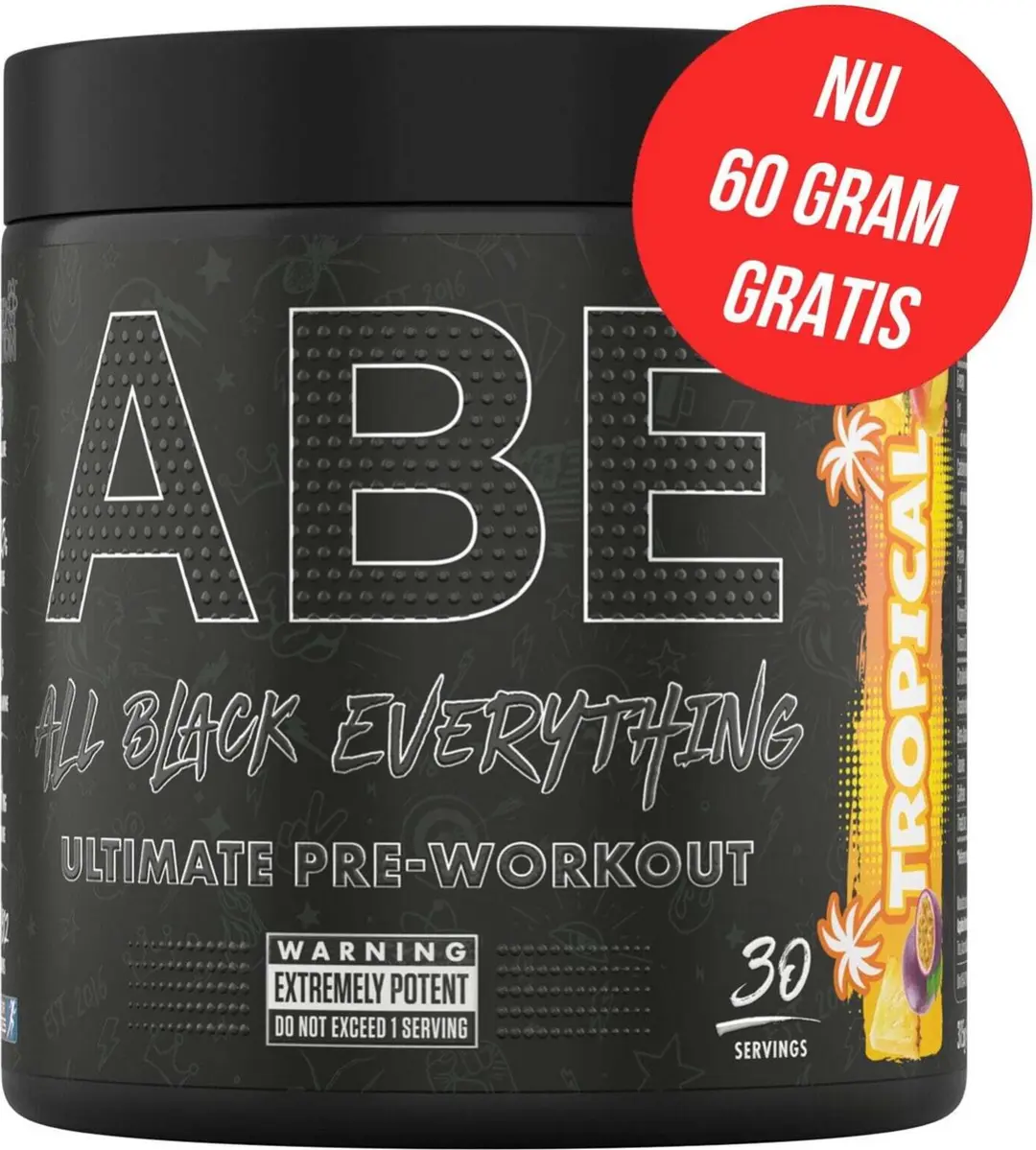 Applied Nutrition ABE Ultimate Pre-Workout - 315g - 30 Porties - Tropisch