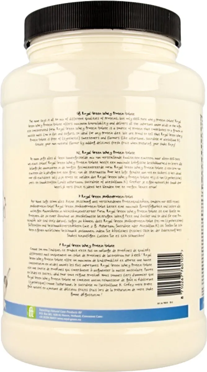 Royal Green 100% Protein Isolate 600g