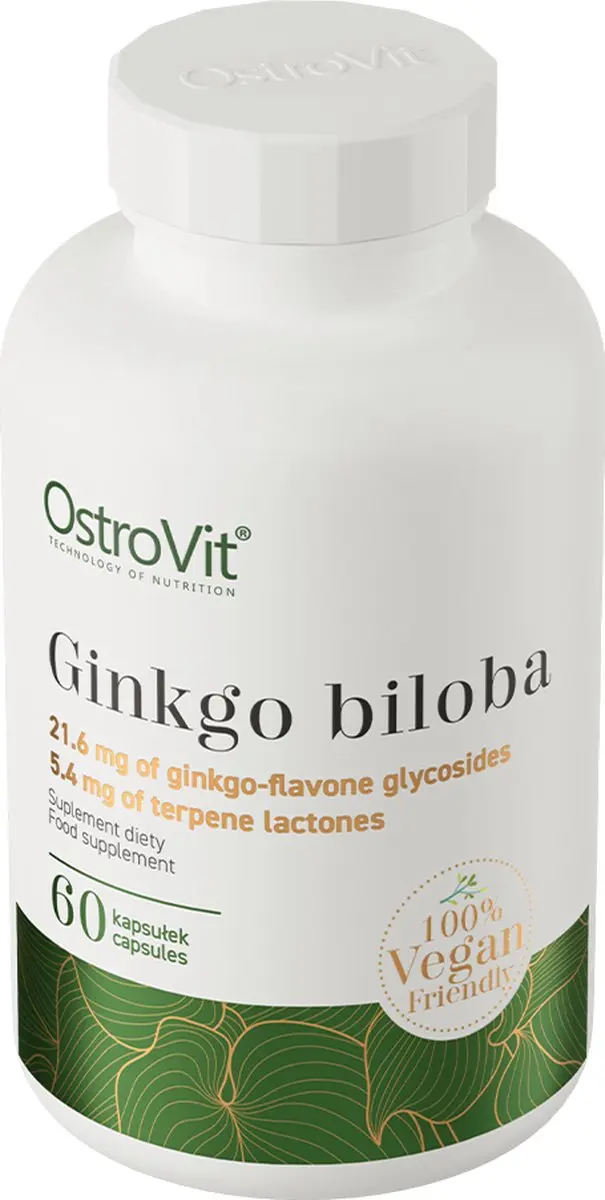 OstroVit Ginkgo Biloba VEGE Capsules - 60 Stuks