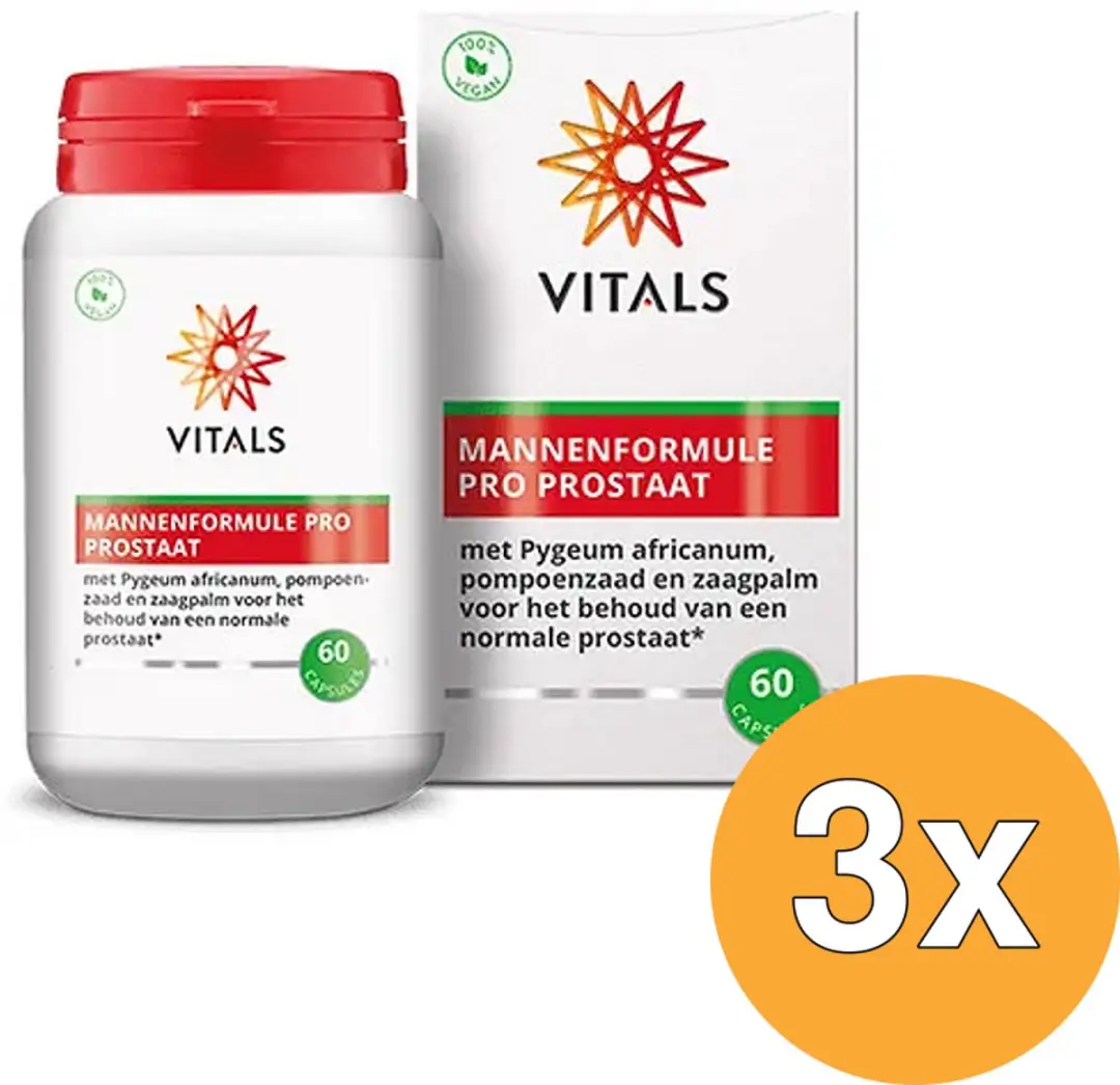 Vitals Mannenformule Pro Prostaat 60 Capsules