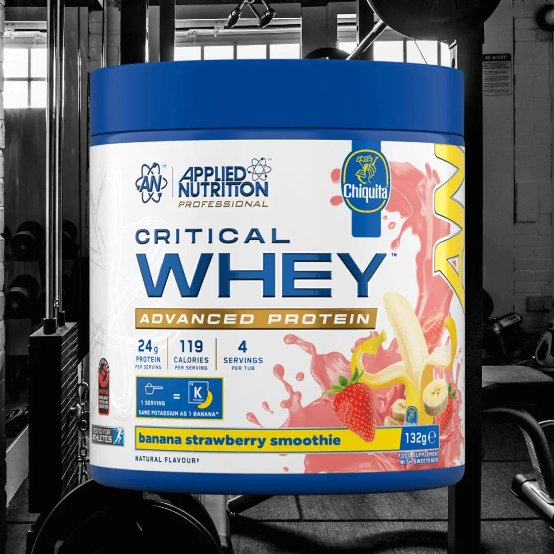 Applied Nutrition Critical Whey Chiquita Banana Strawberry 132g