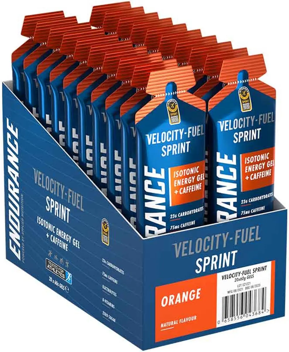 Applied Nutrition Endurance Sprint Gel 1200ml - 20x60ml Orange