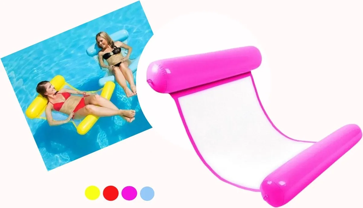 Intex 183x69cm WaterHangmat Drijfstoel 108x73cm - Opblaasbaar