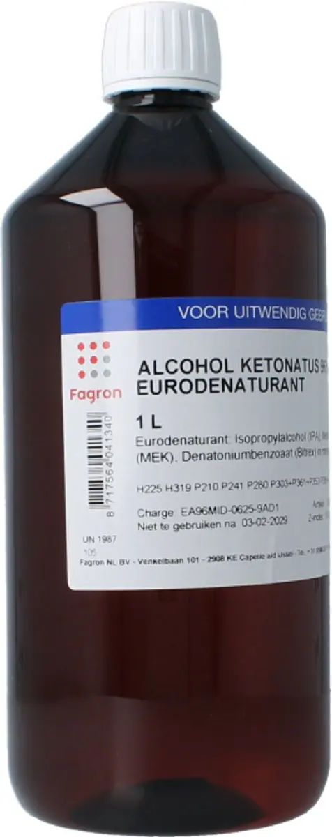 Fagron Alcohol Ketonatus 96% 1 Liter