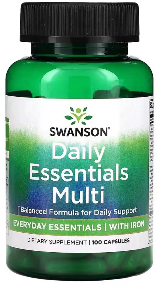 Swanson Daily MultiVitamin & Mineral 100 Capsules