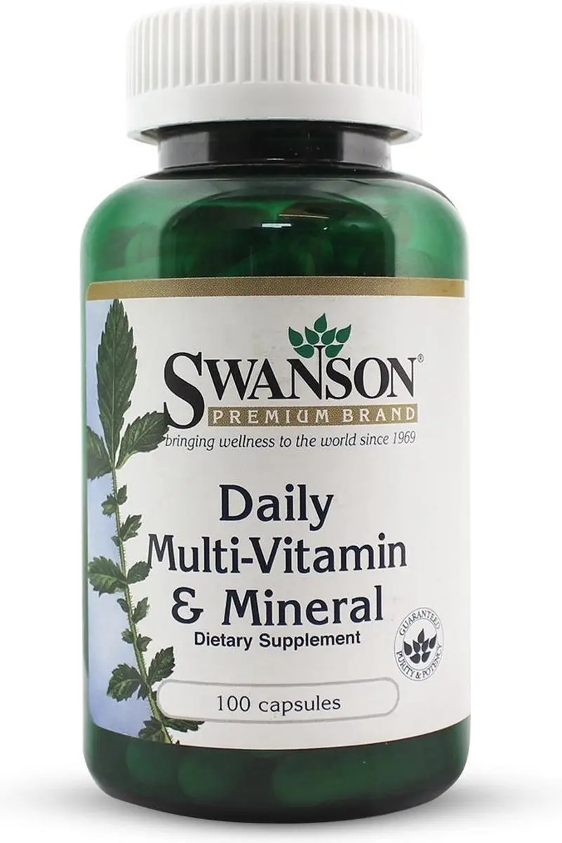Swanson Daily MultiVitamin & Mineral 100 Capsules