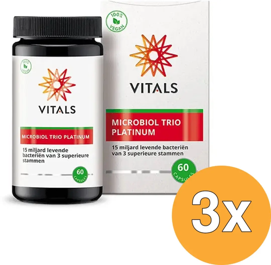 Vitals Microbiol Trio Platinum 60 Capsules