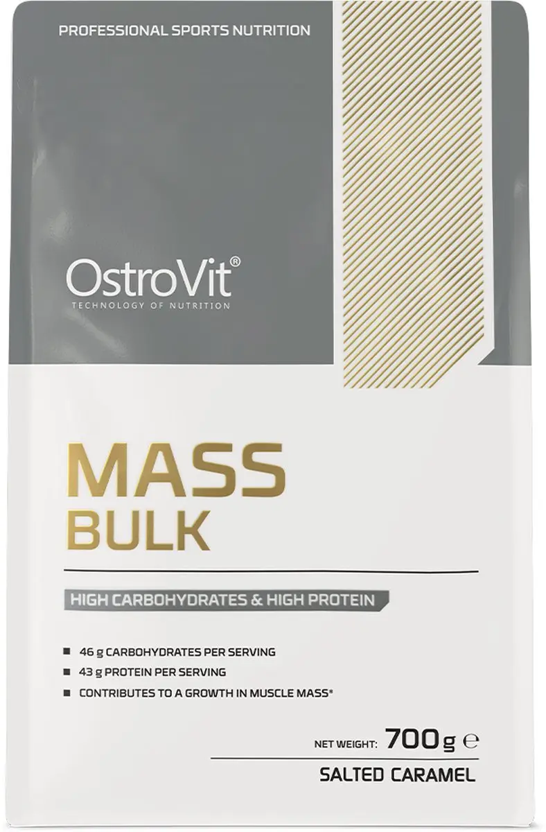 OstroVit Mass Bulk 700g WPC Weight Gainer - Zoutkaramel