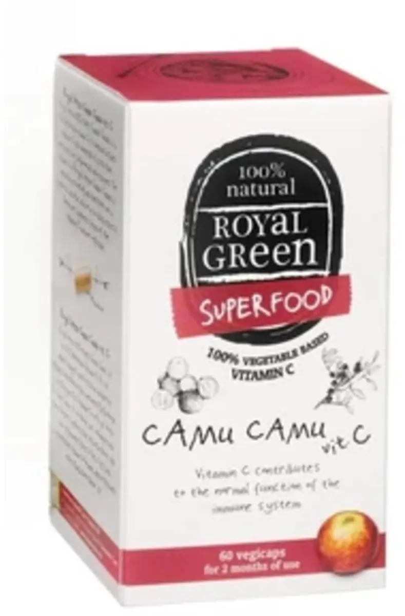 Royal Green Camu Camu Vitamine C Capsules 60 Stuks - afbeelding 6 van 6