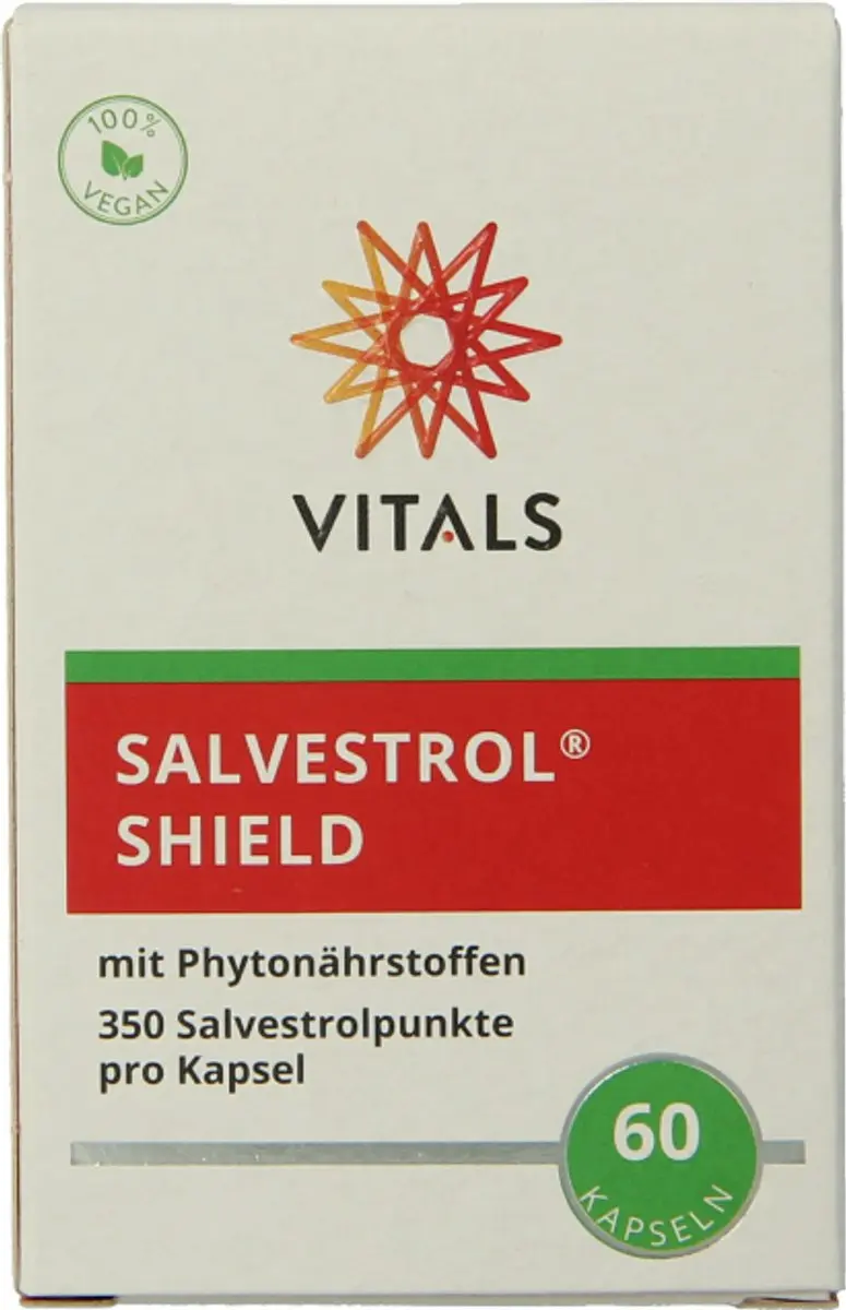 Vitals Salvestrol Shield 60 Capsules - 350 Punten