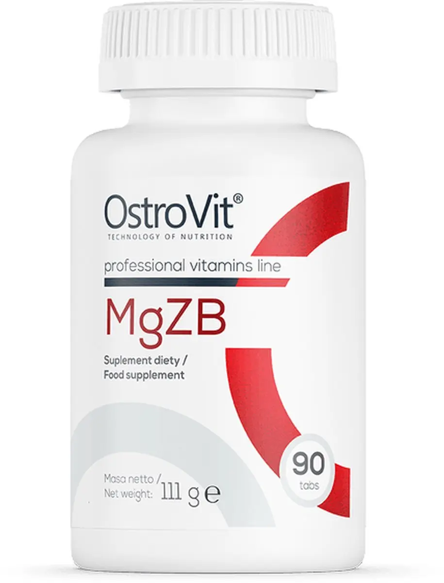 OstroVit MgZB 90 Mineralen Tabletten - Magnesium/Zink/Vitamine B6