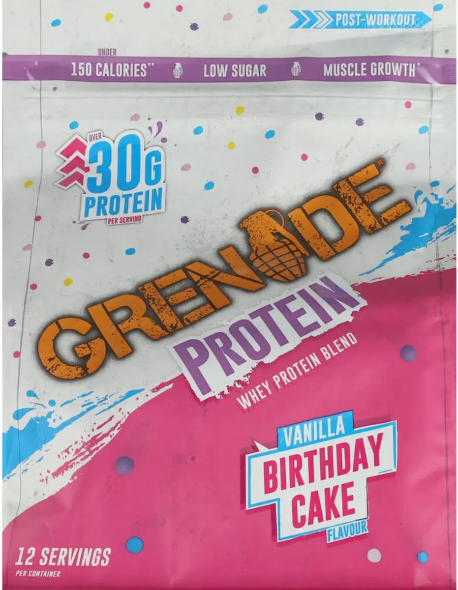 Grenade Vanilla Birthday Cake Eiwitpoeder 480g
